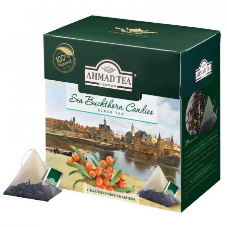 Чай Ahmad Tea Sea Buckthorn Candies черный с облепихой 20 пакетиков