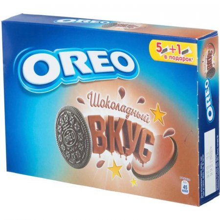 Печенье Oreo с какао и начинкой со вкусом шоколада 228 г