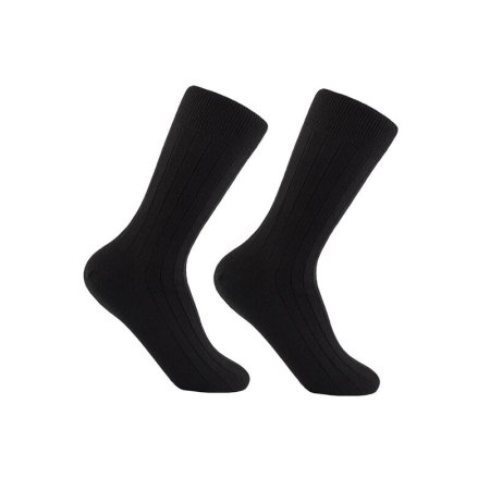 Носки мужские шерстяные черные с полосой размер 25