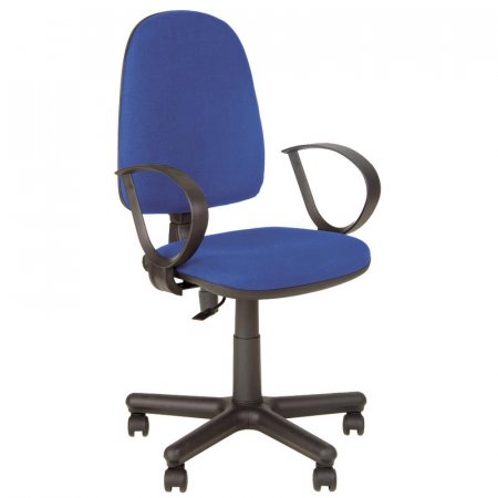 Кресло офисное Jupiter синее (ткань, металл)