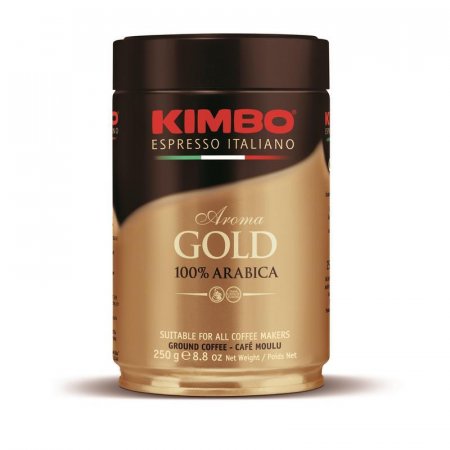 Кофе молотый Kimbo Gold 250 г (жестяная банка)