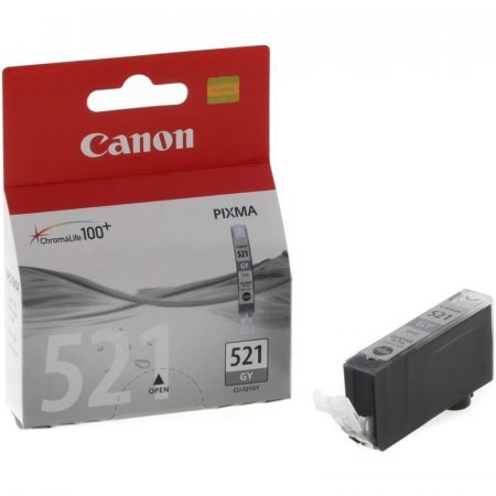 Картридж струйный Canon CLI-521GY 2937B004 серый оригинальный