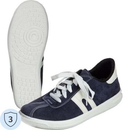 Кроссовки рабочие ПУ из кожевенного велюра синие размер 42