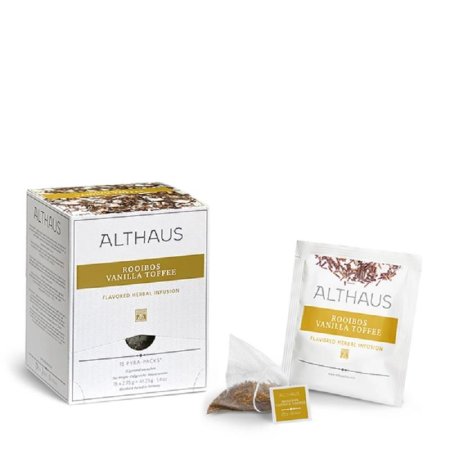 Чай Althaus Rooibos Vanilla Toffee Pira Pack травяной 15 пакетиков