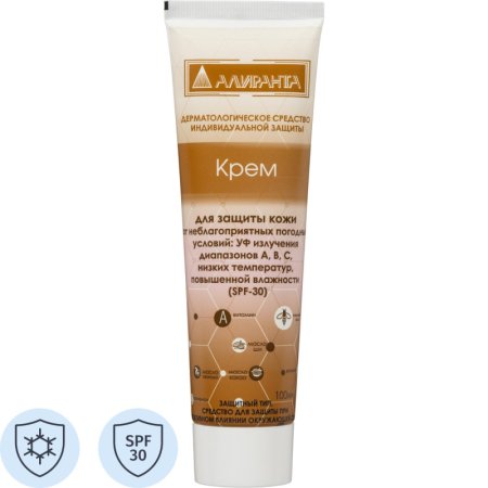 Крем Алиранта  SPF30 от ультрафиолета и низких температур для рук и лица  100 мл (10031)