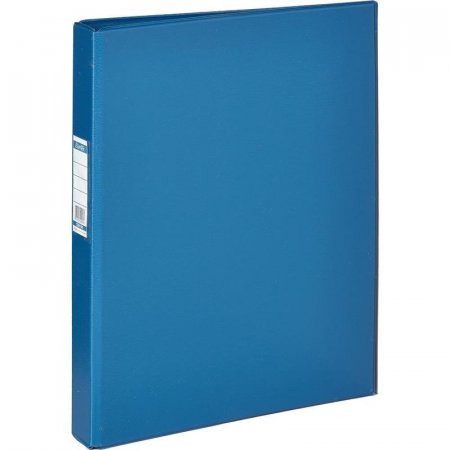 Папка на 4-х кольцах Bantex картонная/пластиковая 35 мм синяя