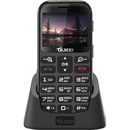 Мобильный телефон Olmio C37 черный (45506)