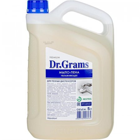Жидкое мыло-пена Dr.Grams увлажняющее 5 л