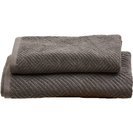 Набор полотенец махровых Ventura 2 штуки 50х90/70х140 см 500 г/кв.м  серые