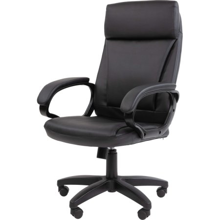 Кресло для руководителя Chairman 794 LT чёрное (экокожа, пластик)