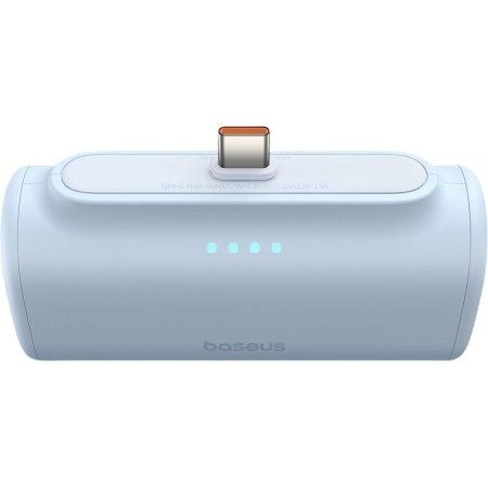 Внешний аккумулятор (power bank) Baseus Compact 5000 мАч голубой  (BAS-P1006830631300)