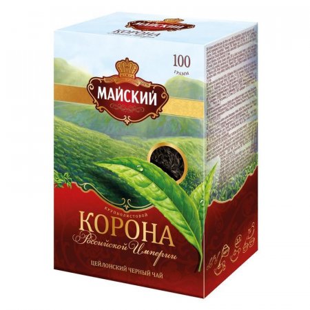 Чай Майский Корона Российской Империи черный 100 г