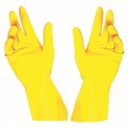 Перчатки латексные Pro service универсальные желтые (размер 9, L)