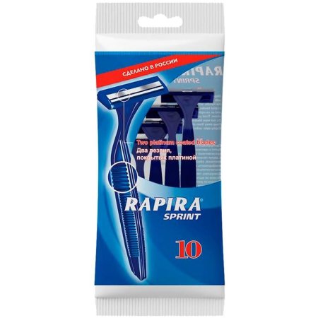 Бритва одноразовая Rapira Sprint (10 штук в упаковке)