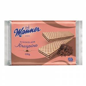 Вафли Manner Knuspino с шоколадным кремом 110 г