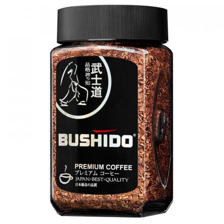 Кофе  растворимый Bushido Black Katana (50 г,стекло)