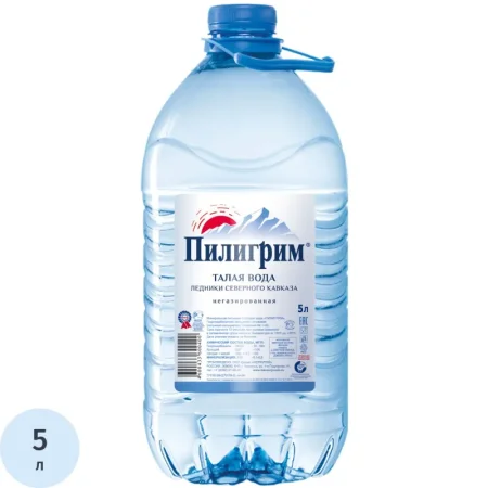Вода минеральная Пилигрим столовая негазированная 5 л Вода минеральная Пилигрим столовая негазированная 5 л
