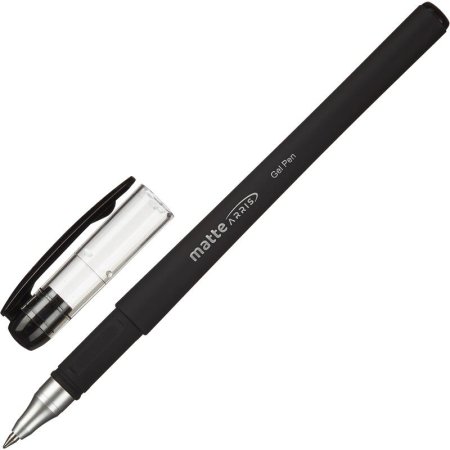 Ручка гелевая неавтоматическая Deli Matte Arris черная (толщина линии  0.3 мм)