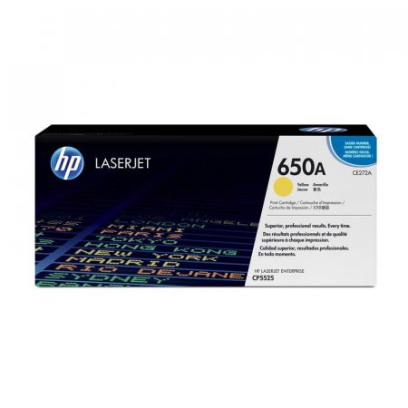 Картридж HP 650A CE272A желтый