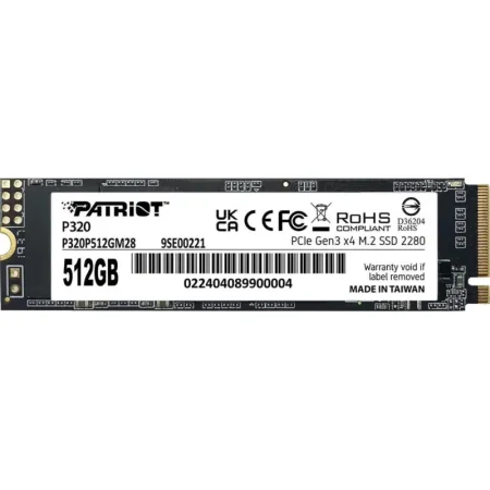 SSD накопитель Patriot Memory P320P512GM28 512 ГБ