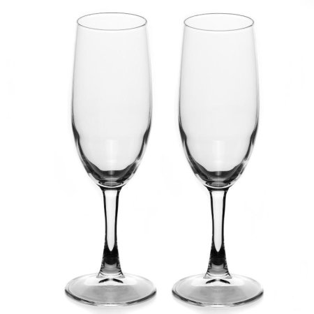 Набор бокалов для шампанского Pasabahce Классик стеклянные 250 мл (2  штуки в упаковке)