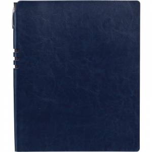 Бизнес-тетрадь Attache Light Book A4 96 листов темно-синяя в клетку на сшивке (220x265 мм)