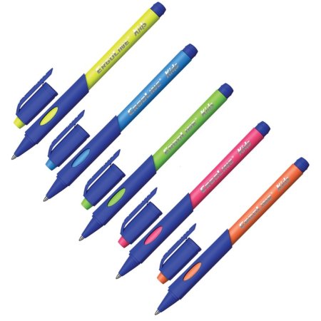 Ручка шариковая неавтоматическая в ассортименте ErichKrause ErgoLine  Kids синяя (толщина линии 0.35 мм)