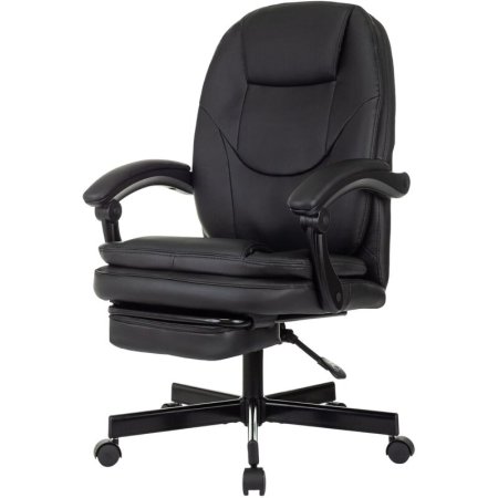 Кресло для руководителя Easy Chair 668 эргономичное черное (экокожа,  пластик)