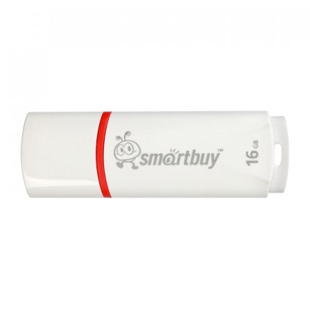 Флеш-память USB 2.0 16 Гб SmartBuy Crown (SB16GBCRW-W)