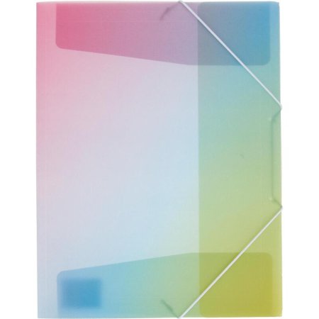 Папка на резинках Attache Selection Rainbow А4 10 мм полипропиленовая до  100 листов (толщина обложки 0.4 мм)