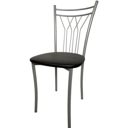 Стул обеденный Акапелло чёрный полимер (искусственная кожа, сталь)