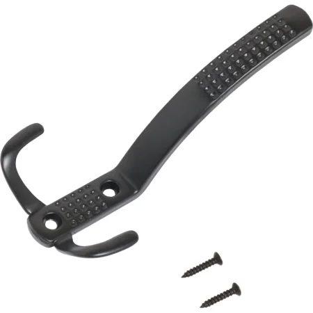 Вешалка настенная Стандарт 212 A BL матовая чёрная (68х62х138 мм, 3  крючка)