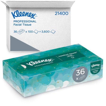 Салфетки косметические KIMBERLY-CLARK Kleenex 2-слойные (36  упаковок по   100 штук, артикул производителя 21400)