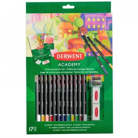 Набор карандашей для рисования Derwent Academy цветные в блистере