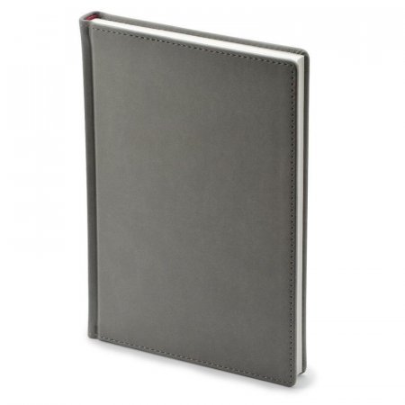 Ежедневник недатированный Attache Velvet искусственная кожа Soft Touch  A5+ 136 листов светло-серый (146х206 мм)