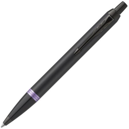 Ручка шариковая Parker IM Professionals Amethyst Purple BT цвет чернил  синий цвет корпуса черный (артикул производителя 2172951)