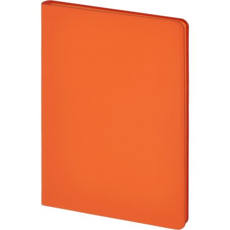 Ежедневник недатированный Attache Soft touch искусственная кожа А5 136 листов оранжевый (оранжевый обрез)