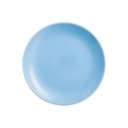 Тарелка обеденная стекло Luminarc Дивали Лайт Блю диаметр 250 мм голубая  (артикул производителя P2610)