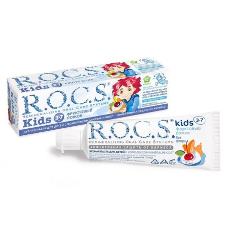 Зубная паста детская R.O.C.S. Фруктовый рожок 0-3 лет 45 г