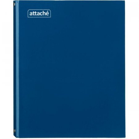 Бизнес-тетрадь Attache А5 80 листов синяя в клетку на кольцах (170х210  мм)