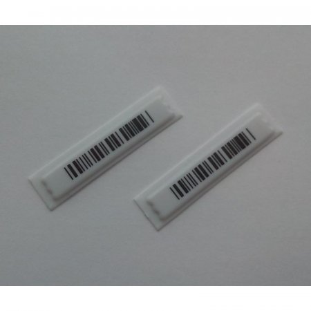 Этикетки гибкие противокражные ложный штрих-код (двухконтурные,  акустомагнитные, 5000 штук в упаковке)