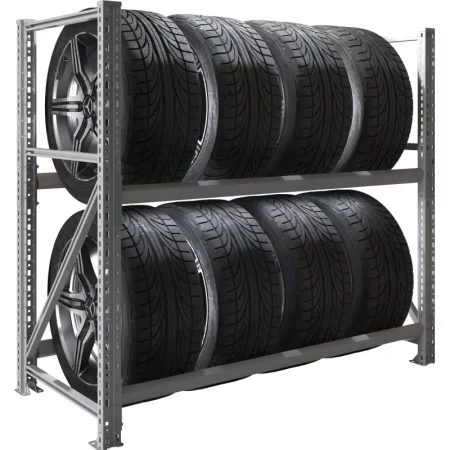 Стеллаж металлический стационарный для хранения 8 шин (1353х606х1200 мм)