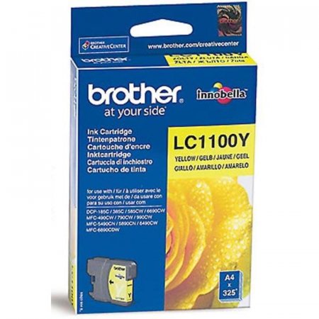 Картридж Brother LC1100Y желтый