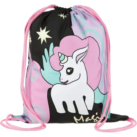 Мешок для сменной обуви №1 School Magic 330х420 мм черный с 1 отделением