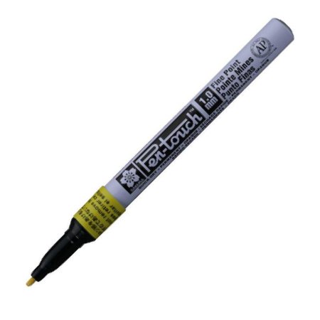 Маркер промышленный Sakura Pen-Touch для универсальной маркировки желтый  (1 мм)