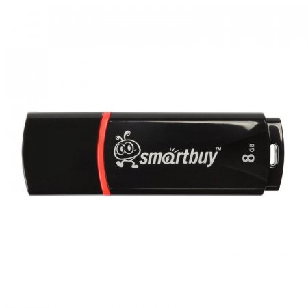 Флеш-память SmartBuy Crown 8Gb USB 2.0 черная