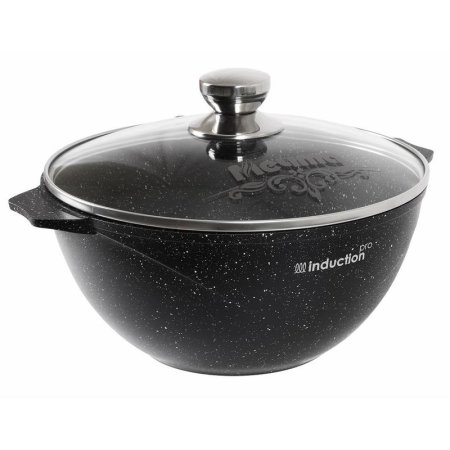 Казан алюминиевый Мечта Гранит black Induction Pro 54802И 4.5 л черный