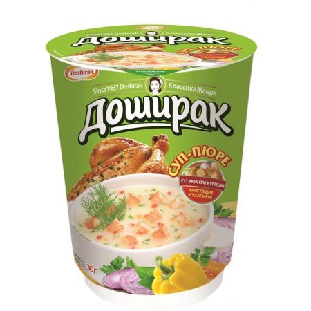 Суп-пюре Доширак со вкусом курицы 24 штуки по 30 г