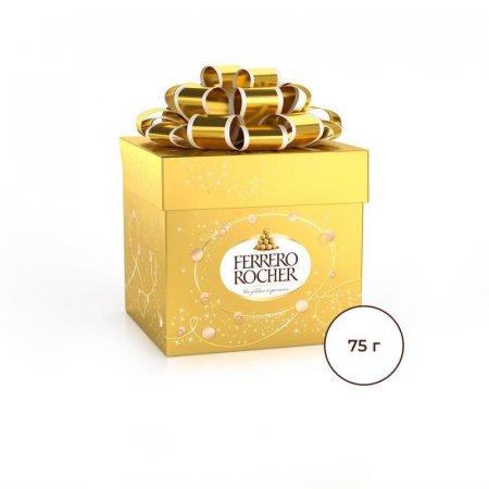 Конфеты Ferrero Rocher Кубик с лесным орехом 75 г