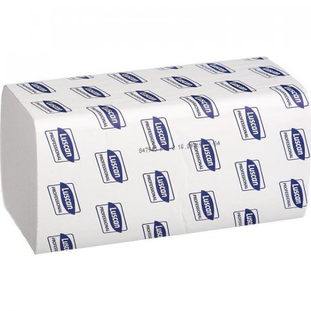 Полотенца бумажные листовые Luscan Professional V-сложения 2-слойные 20 пачек по 200 листов (артикул производителя 847945)